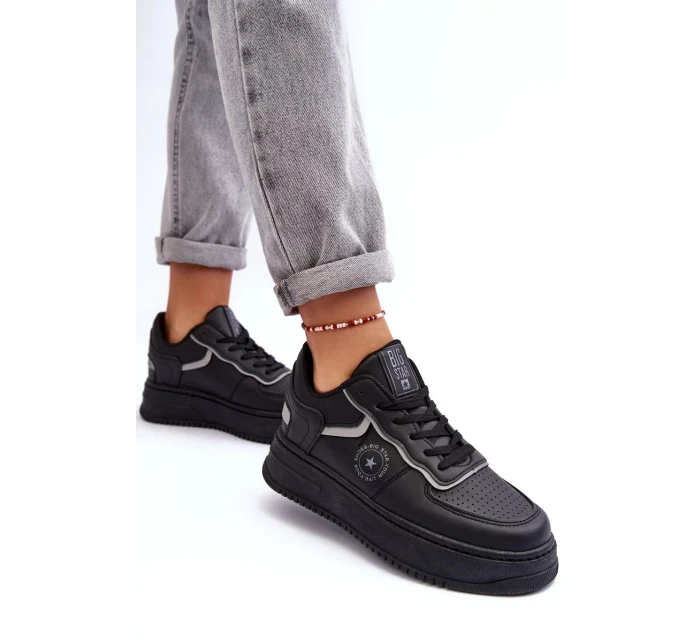 Dámská sportovní obuv Tenisky Big Star Černá Dámská sportovní obuv Tenisky Big Star Černá