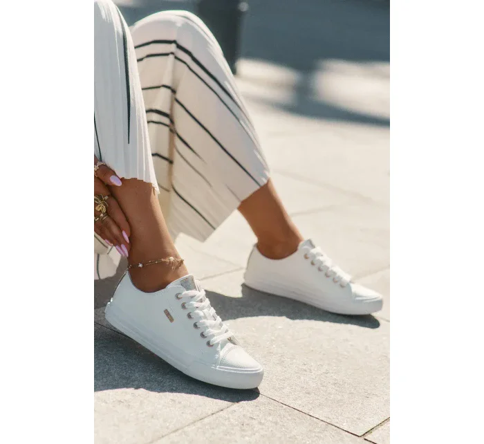 Dámské tenisky z ECO kůže Big Star – bílé Dámské tenisky z ECO kůže Big Star – bílé