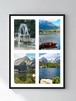 Personalizovaný magický fotoobraz v rámu - 30x40 - koláž fotografií