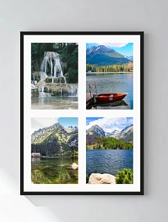 Personalizovaný magický fotoobraz v rámu - 30x40 - koláž fotografií