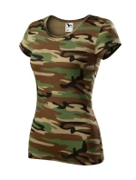 Camo Pure tričko dámské camouflage brown