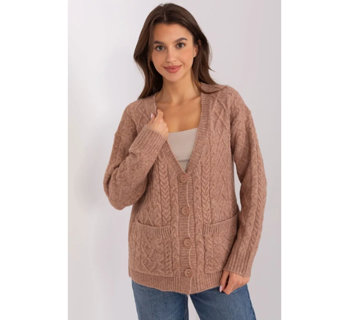 Svetr na zapínání model 186748 AT Svetr na zapínání model 186748 AT