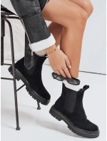 Dámské semišové černé kozačky MADDEN FashionStreet ZY0410