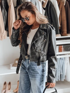 PALIGOR dámská kožená bunda ramones černá FashionStreet TY4160