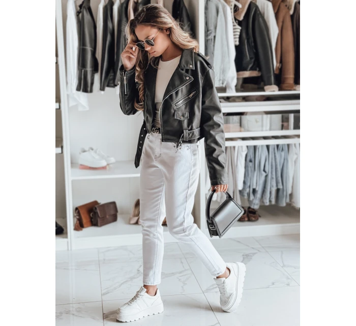 Dámské džínové kalhoty LIKEMELOO mom fit white FashionStreet UY2432