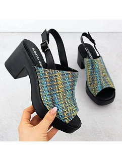 Dámské sandály na pletené tyči M.Daszynski MR23126-7