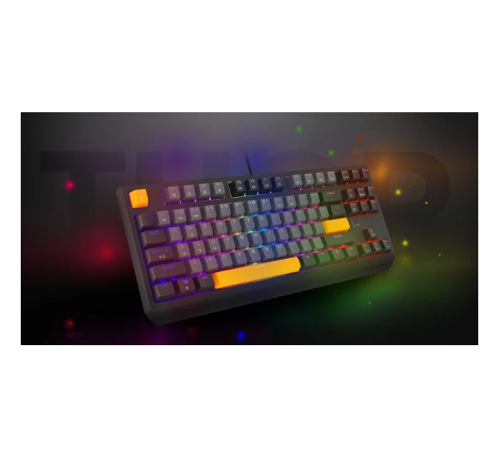 model 21491516 230 TKL Herní klávesnice USB + RF Wireless + Bluetooth QWERTY Černá, šedá, oranžová - Genesis model 21491516 230 TKL Herní klávesnice USB + RF Wireless + Bluetooth QWERTY Černá, šedá, oranžová - Genesis