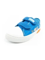 Leomil Sonic dětské sportovní boty lehké tenisky na suchý zip modré červené