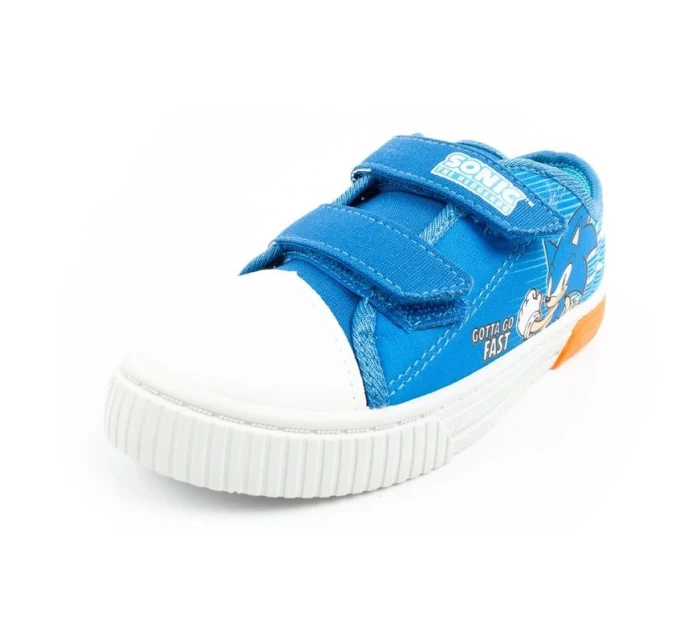 Leomil Sonic dětské sportovní boty lehké tenisky na suchý zip modré červené