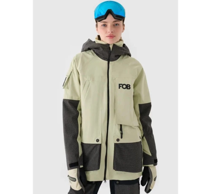 Dámská snowboardová bunda s membránou 10000 4F 4FWAW24TTJAF587-44S Dámská snowboardová bunda s membránou 10000 4F 4FWAW24TTJAF587-44S