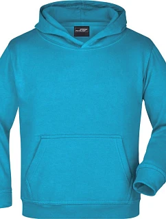 JN Dětská mikina s kapucí 02.0 turquoise model 22525600 - Daiber