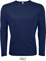 SOL'S Sporty LSL Men Pánské sportovní tričko s dlouhým rukávem 25.2071 french navy