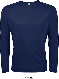 SOL'S Sporty LSL Men Pánské sportovní tričko s dlouhým rukávem 25.2071 french navy