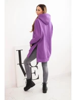 Bunda s model 21470127 na bocích fialová - K-Fashion Bunda s model 21470127 na bocích fialová - K-Fashion