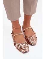 Baleríny Ozdobené Růžové model 21757698 - Boto Baleríny Ozdobené Růžové model 21757698 - Boto