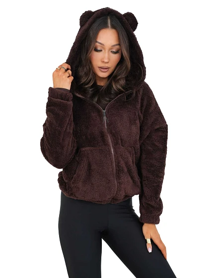 Bluza CS BL model 21920733 ciemny brązowy - FPrice Bluza CS BL model 21920733 ciemny brązowy - FPrice