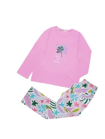 Dámské pyžamo model 19001968 růžové s potiskem - Karol