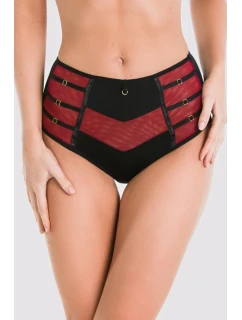 NAHÉ KALHOTKY S VYSOKÝM PASEM 19064 ČERVENÉ