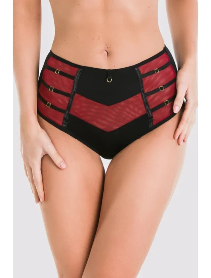 NAHÉ KALHOTKY S VYSOKÝM PASEM 19064 ČERVENÉ