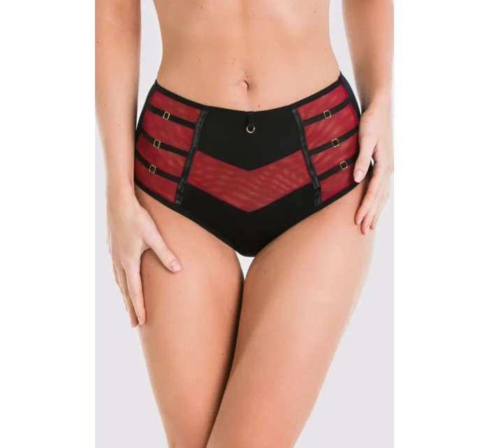 NAHÉ KALHOTKY S VYSOKÝM PASEM 19064 ČERVENÉ