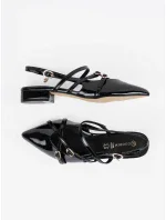 Praktické  lodičky černé dámské Obcas