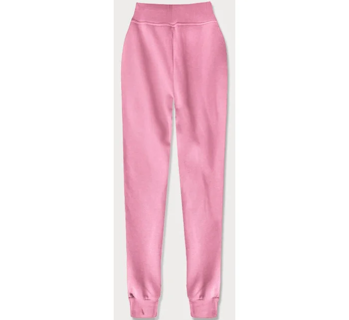 Světle růžové teplákové kalhoty model 17672215 - J.STYLE