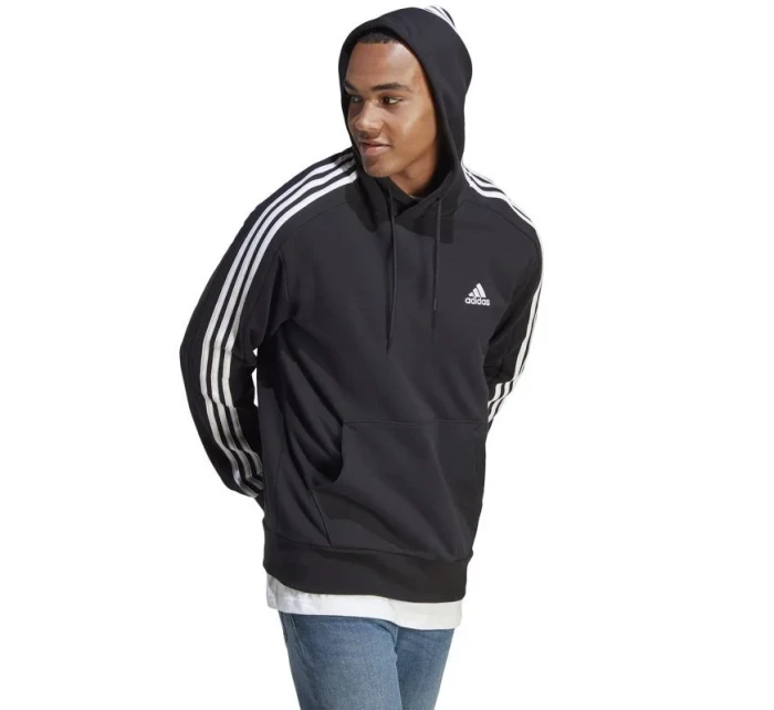 Mikina adidas Essentials French Terry 3-Stripes Hoodie M IC0435