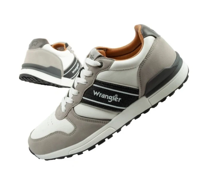 Wrangler sportovní boty pánské tenisky Wylie módní pohodlné světle šedé Wrangler sportovní boty pánské tenisky Wylie módní pohodlné světle šedé