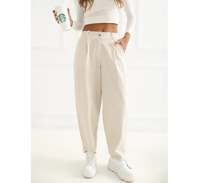 IT kalhoty SP FL8916 1.60 světle béžová IT kalhoty SP FL8916 1.60 světle béžová