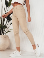 LODGE dámské džínové kalhoty světle béžové Dstreet UY1934