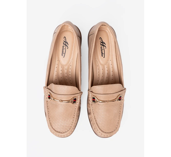 Pohodlné polobotky dámské hnědé na klínku Pohodlné polobotky dámské hnědé na klínku