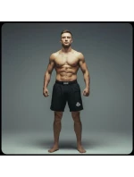 MMA šortky černé DBX Bushido MMA šortky černé DBX Bushido