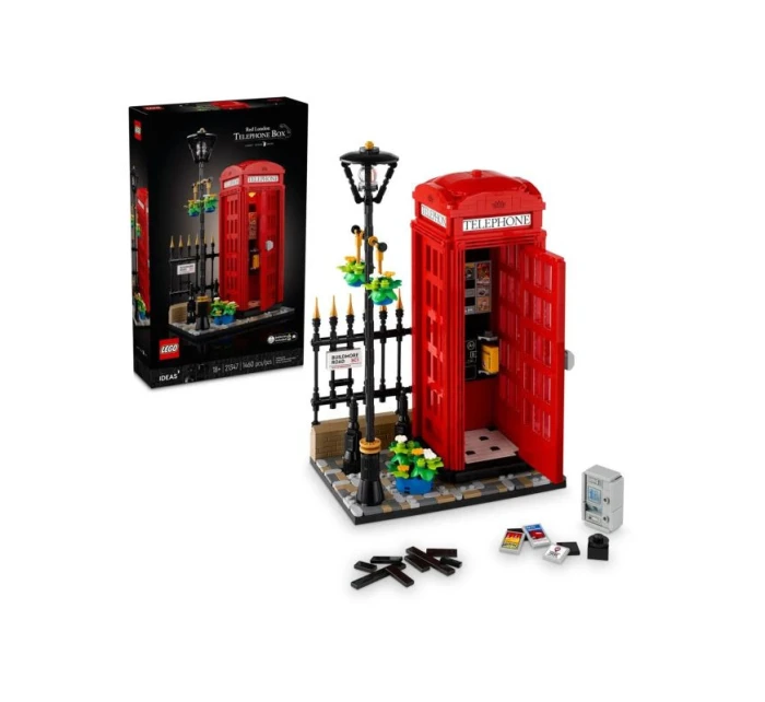 Lego 21347 Nápady - Červená telefonní budka v Londýně