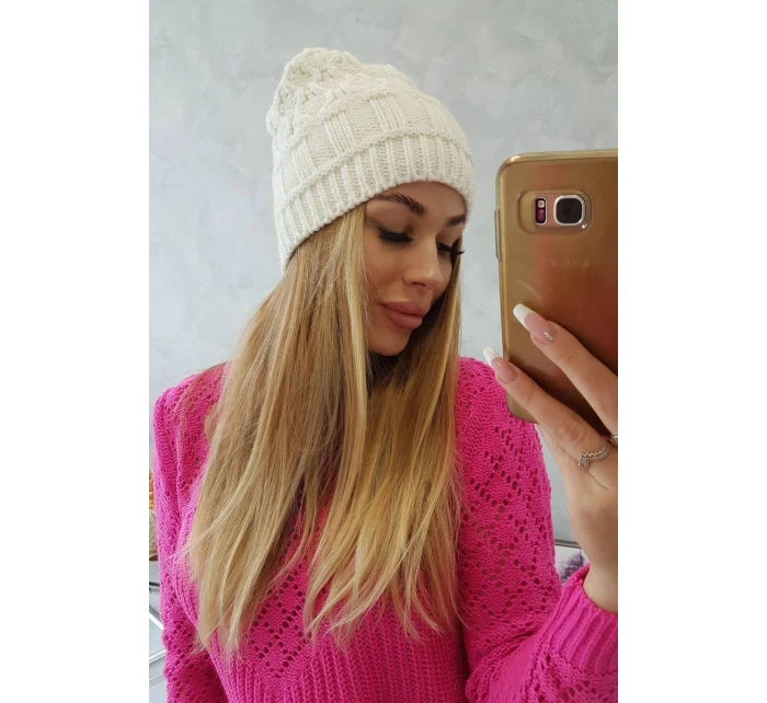 Fleecová čepice Marta K231 ecru Fleecová čepice Marta K231 ecru