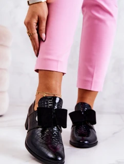 Kožené boty z kůže Černá model 21573469 - Boto