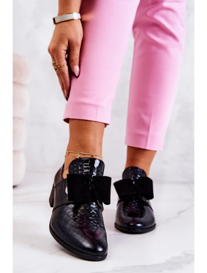 Kožené boty z kůže Černá model 21573469 - Boto