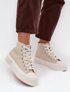 Dámské tenisky Na platformě model 21714392 ISLA WOMEN MID Béžové - Lee