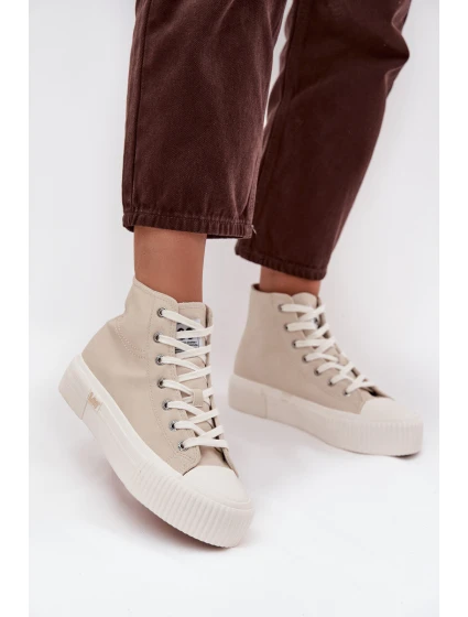Dámské tenisky Na platformě LEE 50253002.35E ISLA WOMEN MID Béžové
