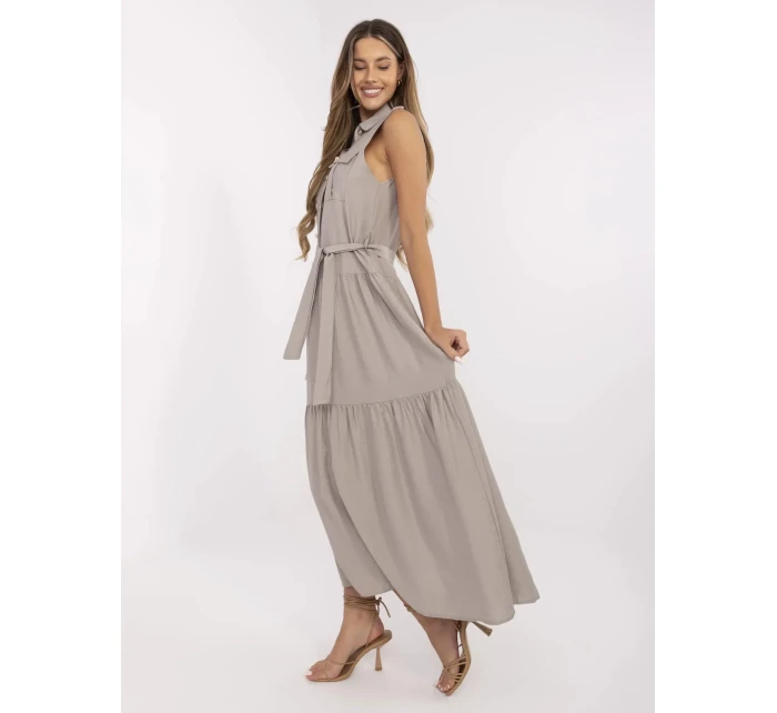 Šaty MI SK A5032.70P šedé Šaty MI SK A5032.70P šedé