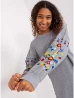 RV SK 8979 šaty.94P šedá RV SK 8979 šaty.94P šedá