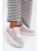 Dámské tenisky na platformě – šedé Tellnira Dámské tenisky na platformě – šedé Tellnira