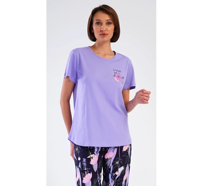 Dámské pyžamo kapri Flowers