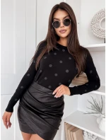 ATHENA dámský svetr černý FashionStreet MY2054