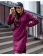 Sukienka casual z kapturem model 21781266 - Moon