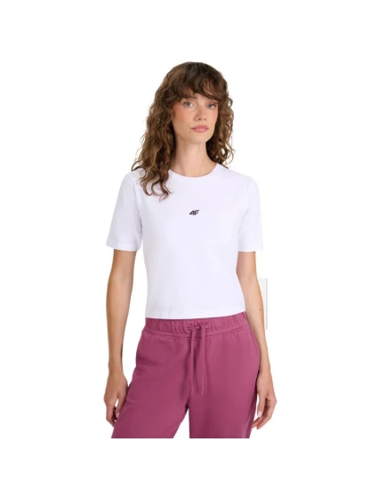 Dámské tričko bílé WAW25TTSH 10S model 21343968 - 4F Dámské tričko bílé WAW25TTSH 10S model 21343968 - 4F