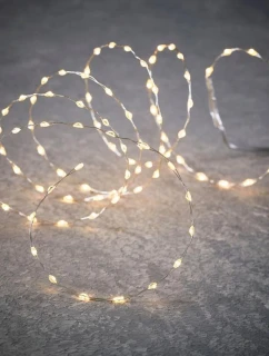 LAMPKI NA GIRLANDA 90 LED BIAŁY FLASH model 21832646 - LUCA