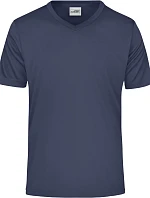 Daiber JN 736 Pánské sportovní tričko s výstřihem do V 02.0736 navy