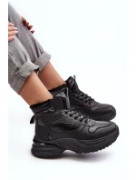 dámské sportovní šněrovací boty černé model 21635852 - EVENTO dámské sportovní šněrovací boty černé model 21635852 - EVENTO