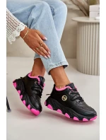 Zateplené Dámské Sportovní Boty Na Na Platformě Černé model 21668455 - Boto Zateplené Dámské Sportovní Boty Na Na Platformě Černé model 21668455 - Boto