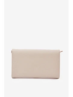 Kabelka Clutch Peněženka 2v1 s odnímatelným páskem Světle béžová Pauline